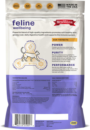 The Missing Link Superfood Powders Feline Wellbeing Cat Supplement, 6-oz