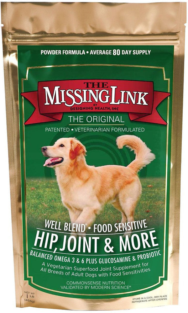 The Missing Link Well Blend Plus Complément Alimentaire avec Soutien Articulaire, 1 lb