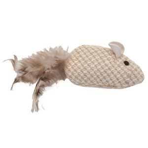 Turbo Natural Mouse Plush, Catnip Toy