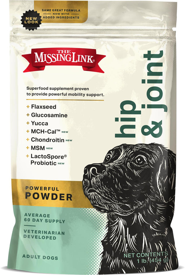The Missing Link Superfood Powders Hip & Joint Dog Supplement