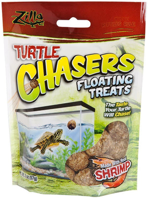 Zilla Turtle Chasers Floating Shrimp Turtle Treats, 2-oz