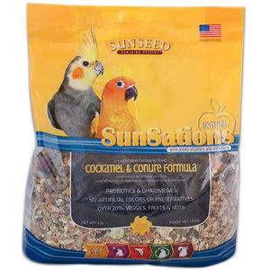 Sunseed SunSations Natural Cockatiel & Conure Formula
