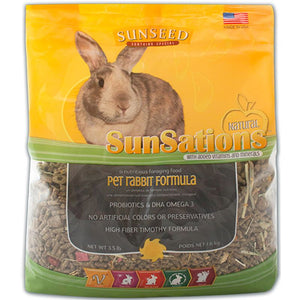 Sunseed SunSations Natural Pet Rabbit Formula