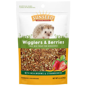 Sunseed Wigglers & Berries Trail Mix Hedgehog Treats