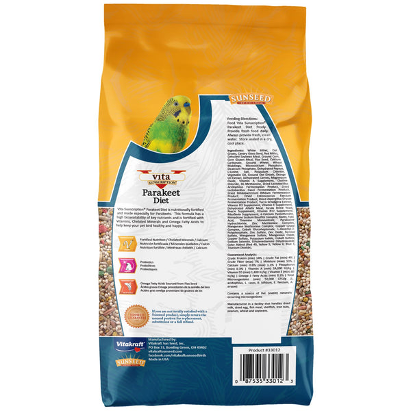 Sunseed Vita Sunscription Parakeet Food