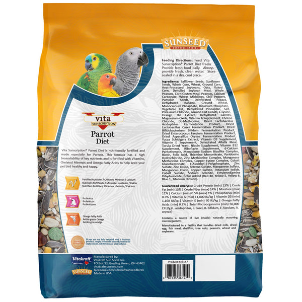 Sunseed Vita Sunscription Parrot Food