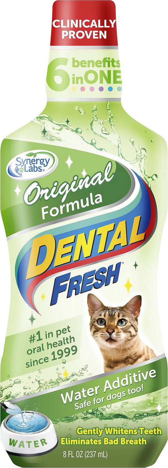 Dental Fresh Original Water Additive for Cats, 8-oz bottle