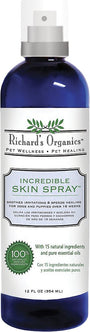 Richard's Organics Incredible Skin Spray for Dogs, 12-oz bottle