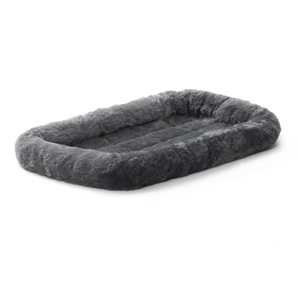 MidWest QuietTime Deluxe Bolster Pet Bed, Gray