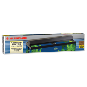Marineland Fluorescent Strip Aquarium Light, Black