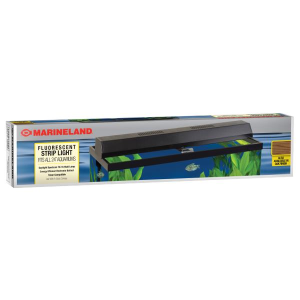 Marineland Fluorescent Strip Aquarium Light, Black