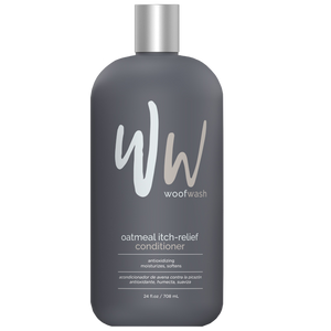 Woof Wash Oatmeal Itch-Relief Conditioner for Pets, 24-oz