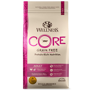 Wellness CORE Grain-Free Turkey, Turkey Meal & Duck Dry Cat Food