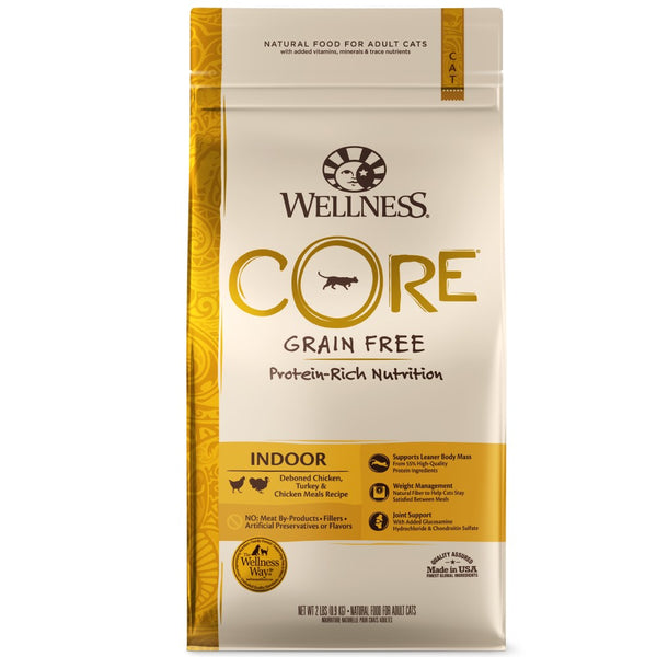 Wellness CORE Grain-Free Indoor Chicken & Turkey Dry Cat Food