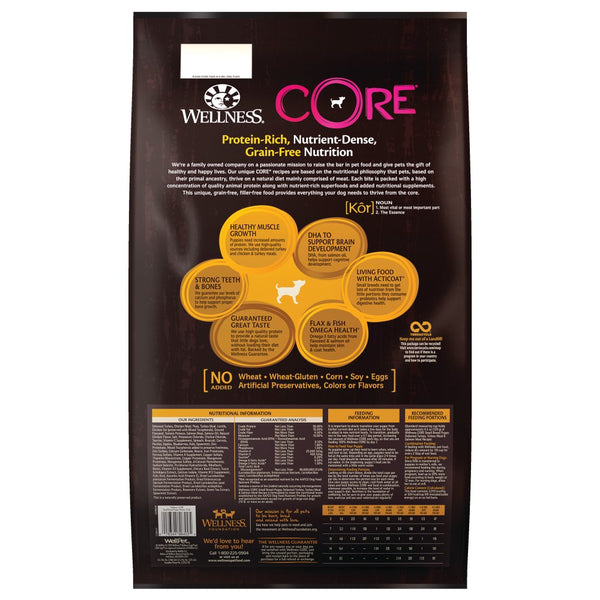Wellness CORE Grain-Free Small Breed Puppy Turkey & Salmon Dry Dog Food