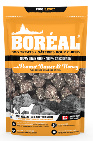 Boreal Grain-Free Peanut Butter And Honey Dog Treats