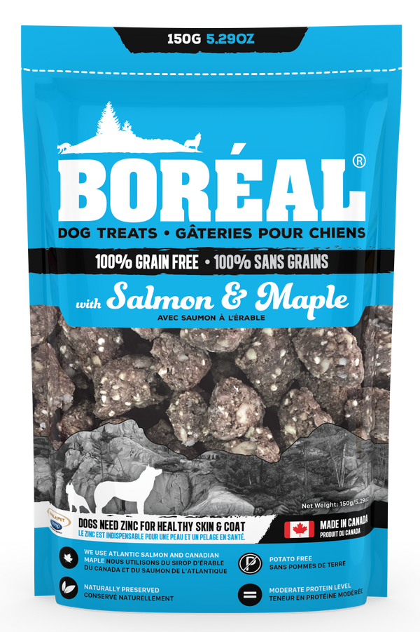 Boreal Friandises sans céréales au saumon et Ï  l'érable pour chiens