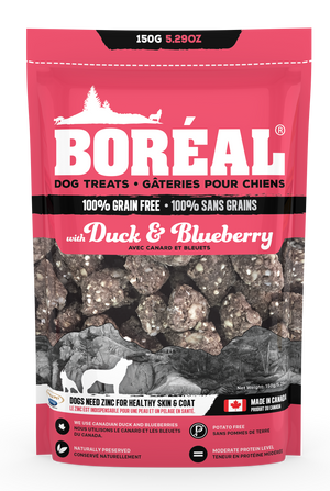 Boreal Grain-Free, Duck & Blueberry Dog Treats