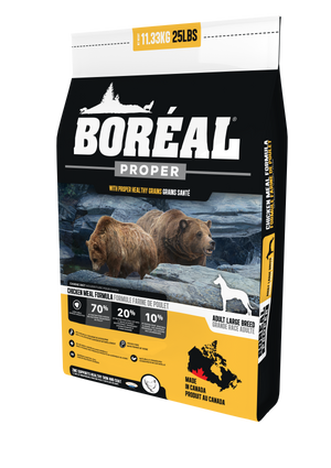 Boreal Proper Large Breed Chicken Meal - Low Carb Grains Dry Dog Food