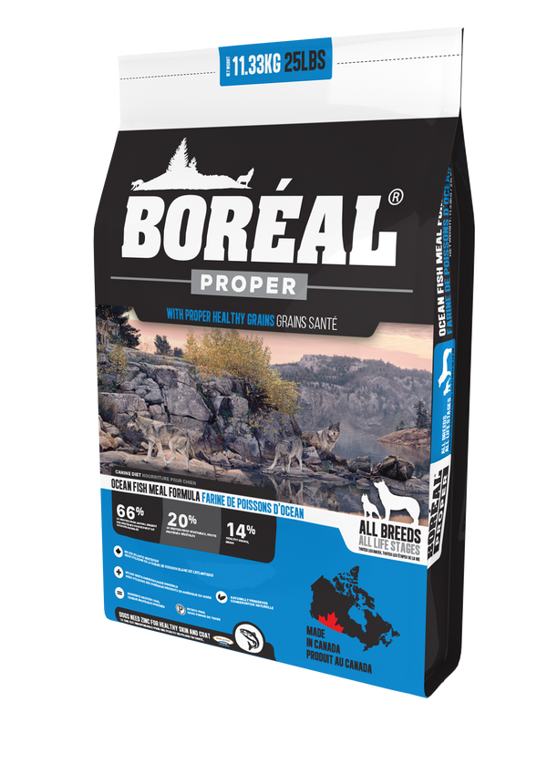 Boreal Proper Ocean Fish Meal - Low Carb Grains Dry Dog Food