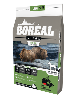 Boreal Vital Large Breed Chicken Meal - Grain Free Dry Dog Food