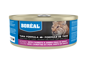Boreal Red Tuna, Carrot & Green Pea in Gravy Grain-Free Canned Cat Food