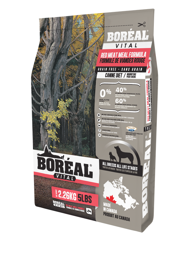 Boreal Vital All Breed Red Meat Meal - Grain Free Dry Dog Food