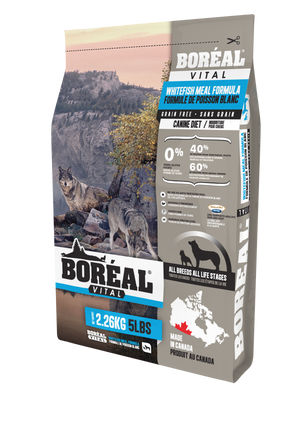 Boreal Vital All Breed Whitefish Meal - Grain Free Dry Dog Food