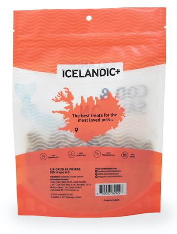 Icelandic+ Bouchées Combinaison de Poissons Friandise pour chiens, Morue et Saumon