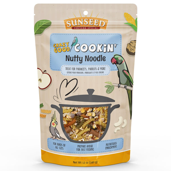 Sunseed Crazy Good Cookin' Nutty Noodle Bird Treats