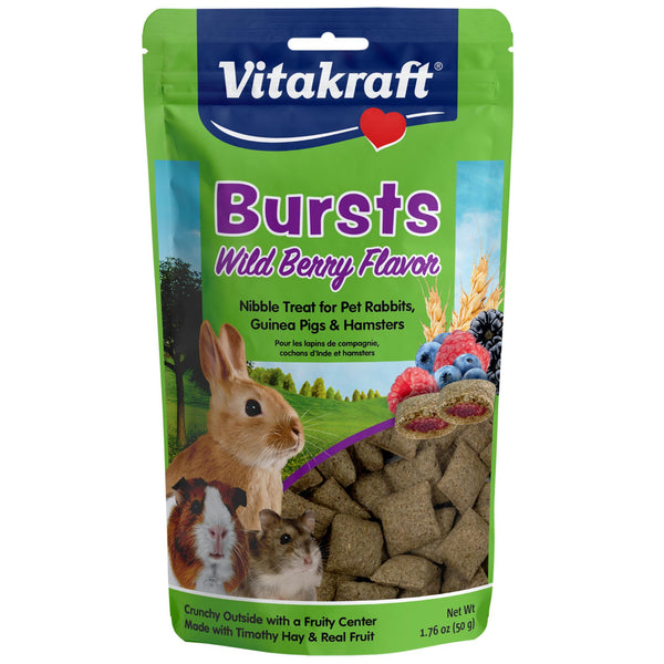 Vitakraft Bursts Wild Berry Rabbits, Guinea Pigs & Hamsters Treats