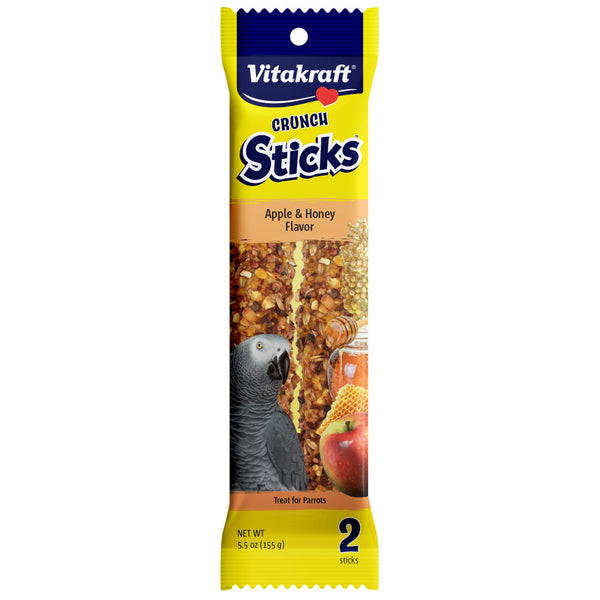 Vitakraft Crunch Sticks Apple & Honey Parrot Treats
