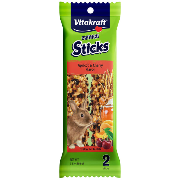 Vitakraft Crunch Sticks Apricot & Cherry Rabbit Treats