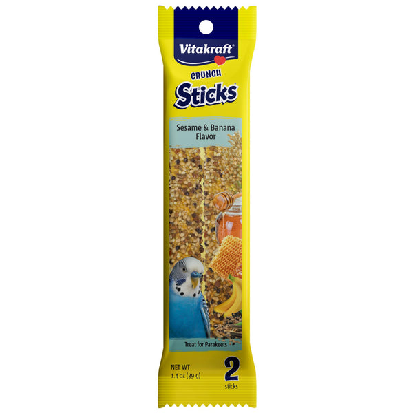 Vitakraft Crunch Sticks Sesame & Banana Parakeet Treats