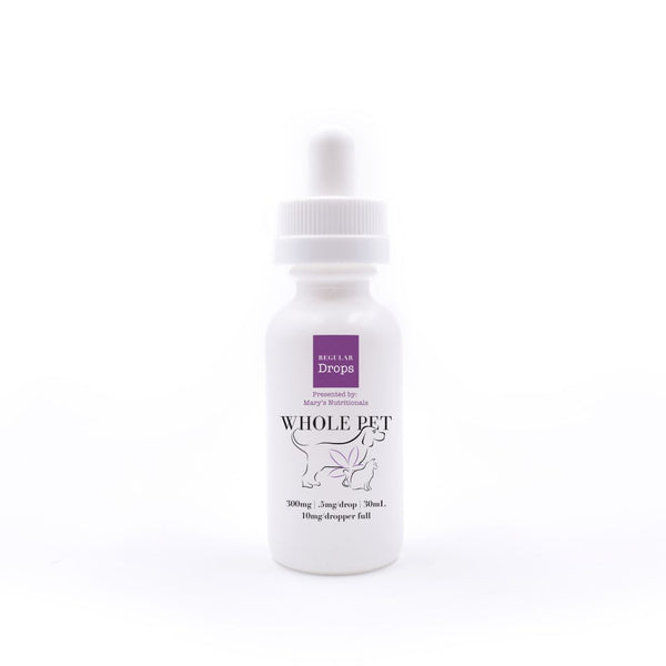 Marys Whole Pet 300Mg Regular Drops, 30-mL