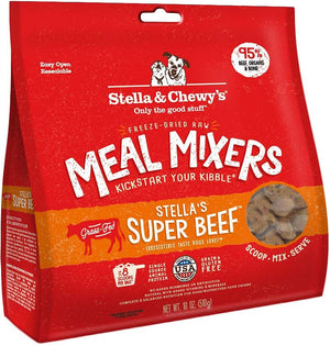 Stella & Chewy's Mélange repas super bœuf de Stella sans céréales nourriture lyophilisée pour chiens