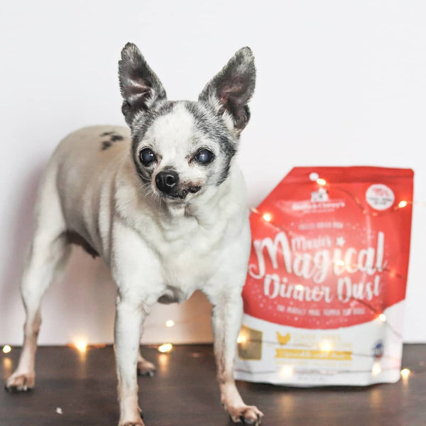 Stella & Chewy's Marie's Magical Dinner Dust enrobage nourriture pour chien déshydratée au poulet élevé en liberté