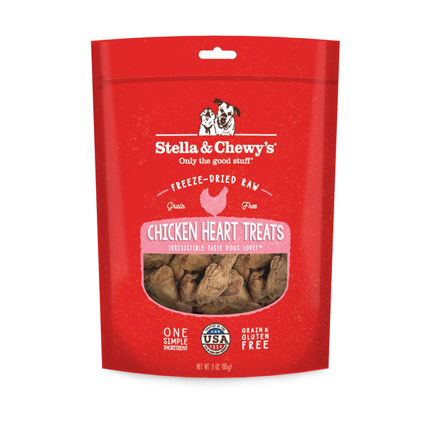 Stella & Chewy's Friandises cÅ“urs de poulet déshydratés pour chiens