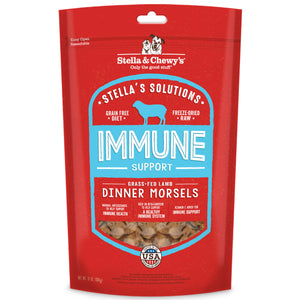 Stella & Chewy's Nourriture déshydratée pour chien soutien immunitaire, agneau nourri Ï  l'herbe