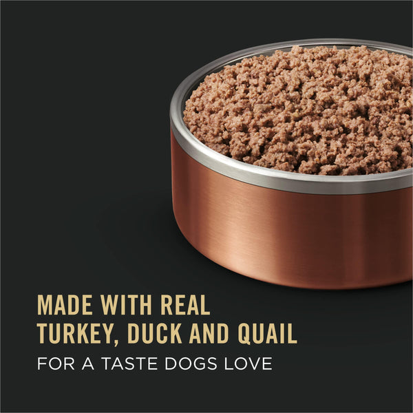 Purina Pro Plan Complete Essentials Turkey, Duck & Quail Entree Grain-Free Adult Wet Dog Food Can