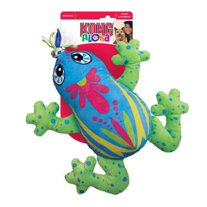 KONG Aloha Frog Dog Toy, Blue