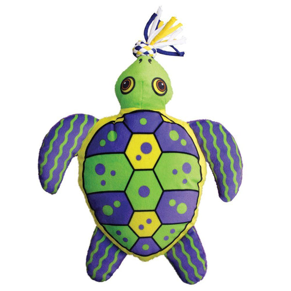 KONG Aloha Turtle Dog Toy, Green