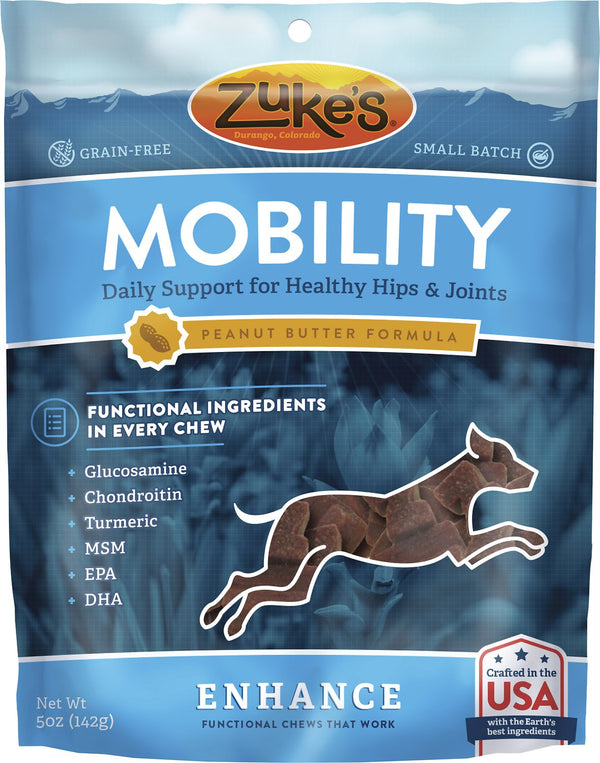Zuke's Friandises pour chiens Enhance Mobility formule au beurre de cacahuète, 5 oz