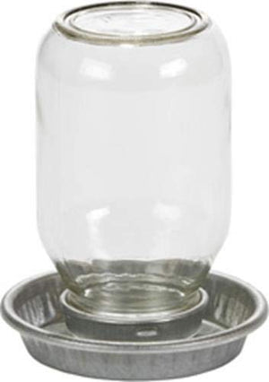 Miller Little Giant Mason Jar Baby Chick Waterer, 1-quart