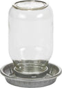 Miller Little Giant Mason Jar Baby Chick Waterer, 1-quart