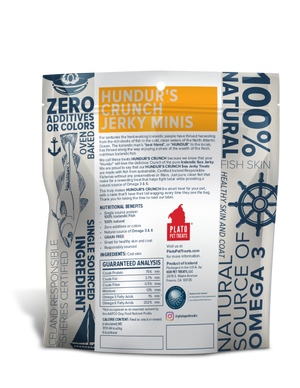 Plato Hundur's Crunch Fish Jerky Mini's Dog Treats