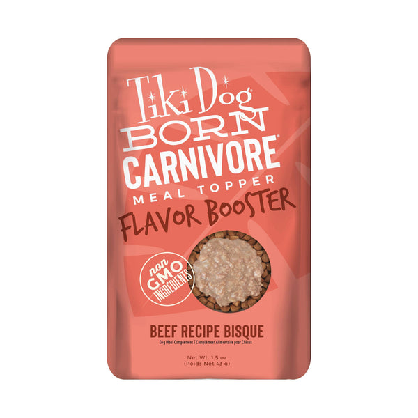 Tiki Dog Aloha Petites Flavor Booster Beef Bisque Dog Treat