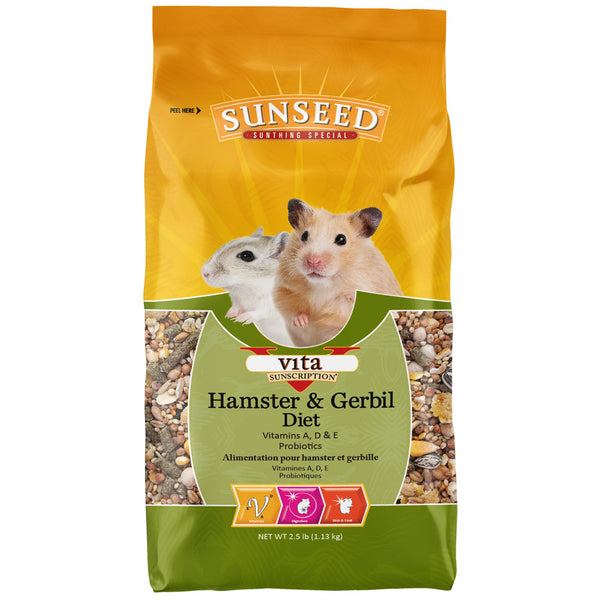 Sunseed Vita Sunscription Hamster & Gerbil Food