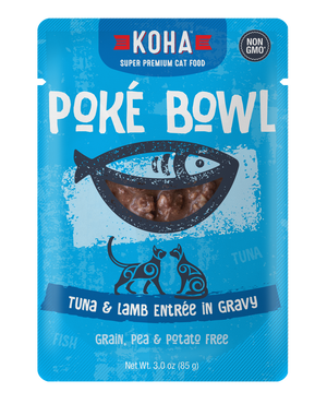 KOHA Cat Poke Bowl Tuna & Lamb Entree in Gravy Wet Cat Food