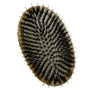 Bass Brushes Shine & Condition with Natural Bristle + Nylon Pin & Bamboo Palm Style Pet Brush, Dark/ Stripped